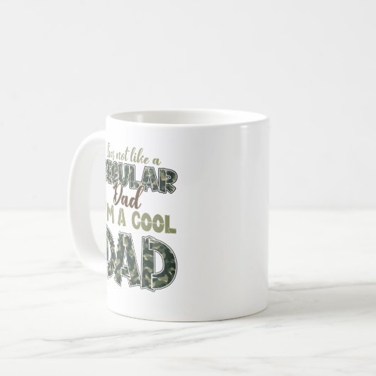 Coole Papa-Kaffee-Tasse Kaffeetasse (Vorderseite Links)
