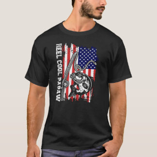 COOLE Papa unter US-Flagge T-Shirt