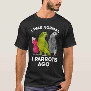 Coole Papagei-Kunst für Männer Cockatoo Cockatiel T-Shirt