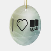 Coole Papierlaternen Keramik Ornament (Rechts)