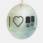 Coole Papierlaternen Keramik Ornament (Links)