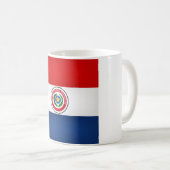Coole Paraguay-Flagge Kaffeetasse (VorderseiteRechts)
