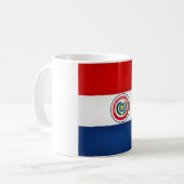 Coole Paraguay-Flagge Kaffeetasse (Vorderseite Links)