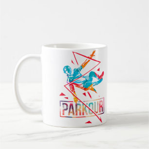 Coole Parcouring-Parkour-Extremsportler Kaffeetasse