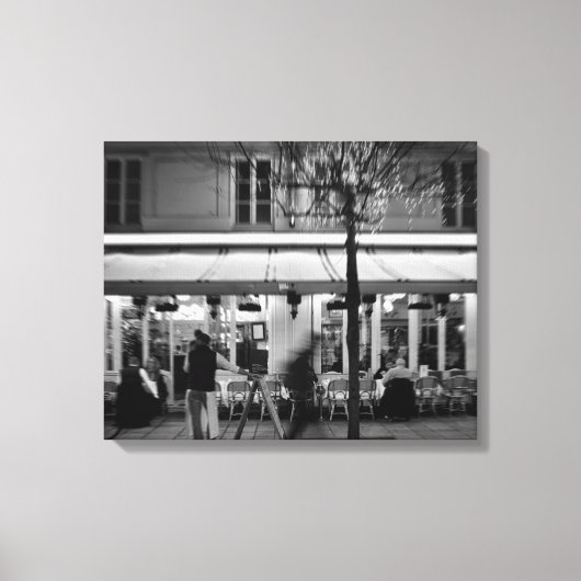 Coole Pariser Lebensweise und Kultur Leinwanddruck (Vorderseite)