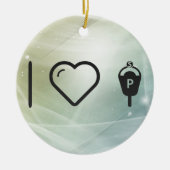 Coole Parkmeter Keramikornament (Vorne)