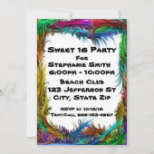 Coole Party Einladungen (Vorderseite)