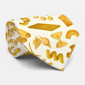 coole Pasta-Liebhaber Krawatte (Gerollt)
