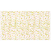 Coole Pasta-Makkaroni-Muster auf Weiß Tischdecke (Vorderseite (Horizontal))