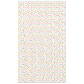 Coole Pasta mit bunten Makkaroni-Mustern auf Weiß Tischdecke (Vorderseite)