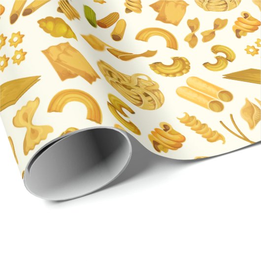 coole Pasta-Party-Fliesen Geschenkpapier (Rolleneckpunkt)