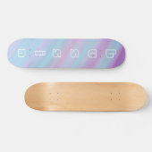 Coole Pastel Bussin Skateboard für Anfänger (Horizontal)