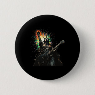 Coole Patriotik 4. Juli Statue von Liberty Playi Button