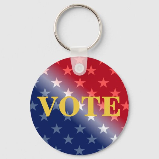 Coole patriotische Abstimmung Abstimmung Abstimmun Schlüsselanhänger (Vorderseite)
