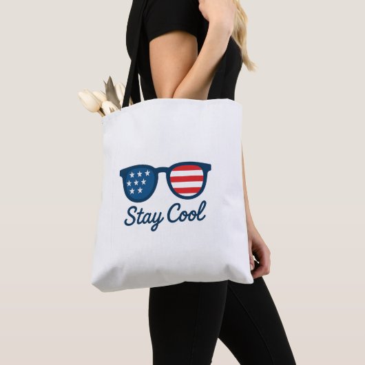 Coole Patriotische Sonnenbrille bleibe - amerikani Tasche (Von Nahem)