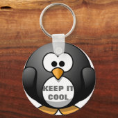 COOLE PENGUIN behalten - NIEDLICHE PENGUIN Schlüsselanhänger (Vorderseite)