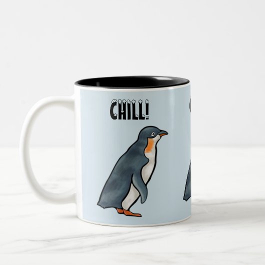 COOLE PENGUIN-TASSE ZWEIFARBIGE TASSE (Links)