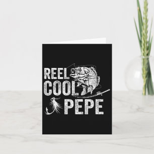Coole Pepe Fishing Fighter Day Geschenke Karte