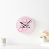 coole perfekte Liebe Runde Wanduhr (Zuhause)