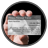 Coole Personal Trainer Business Cards Visitenkarte