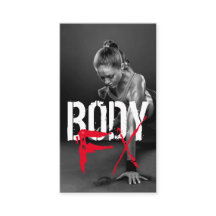 Coole Personal Trainer Gym Fitness Business Card