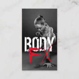 Coole Personal Trainer Gym Fitness Business Card Visitenkarte