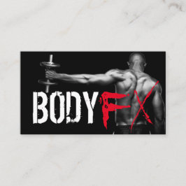 Coole Personal Trainer Gym Fitness Business Card Visitenkarte