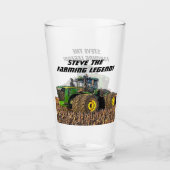 Coole Personalisierte Bauernlegerausrüstung Glas (Vorderseite)