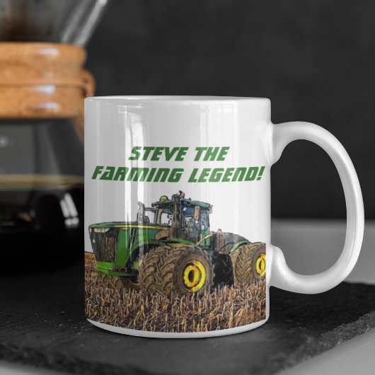 Coole Personalisierte Bauernlegerausrüstung Kaffeetasse