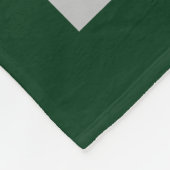 Coole Personalisierte Bezeichnung Forest Green "R  Fleecedecke (Ecke)