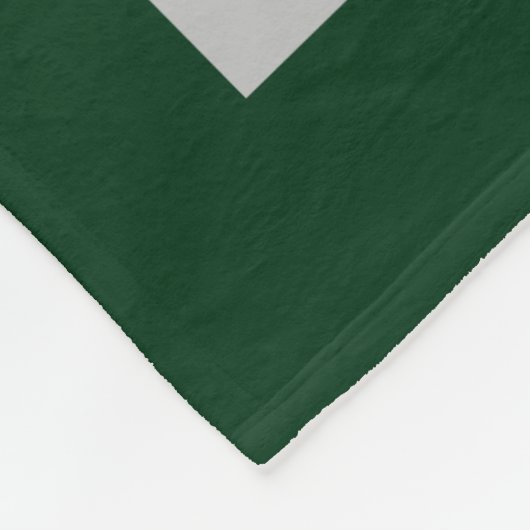 Coole Personalisierte Bezeichnung Forest Green "R  Fleecedecke (Ecke)