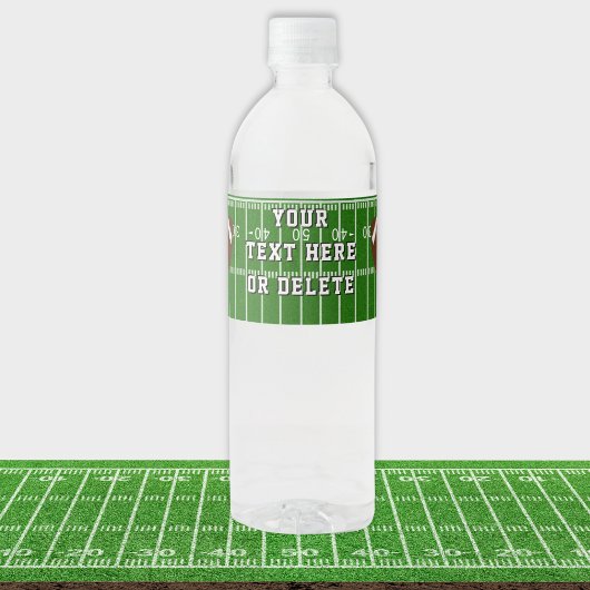Coole Personalisierte Fußball-Wasserflaschen Wasserflaschenetikett