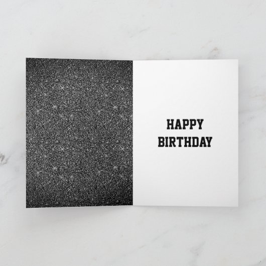 Coole personalisierte Geburtstagskarte Karte (Innenseite)