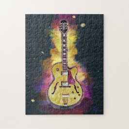 Coole Personalisierte Gitarre Puzzle