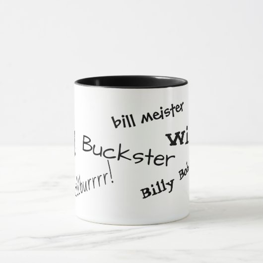 Coole personalisierte lustige Spitzname-Tasse für Tasse (Zentrum)