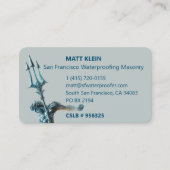 Coole Personalisierte Mauerfirma Logo/QR-Code/URL Visitenkarte (Vorderseite)