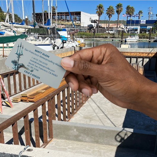 Coole Personalisierte Mauerfirma Logo/QR-Code/URL Visitenkarte