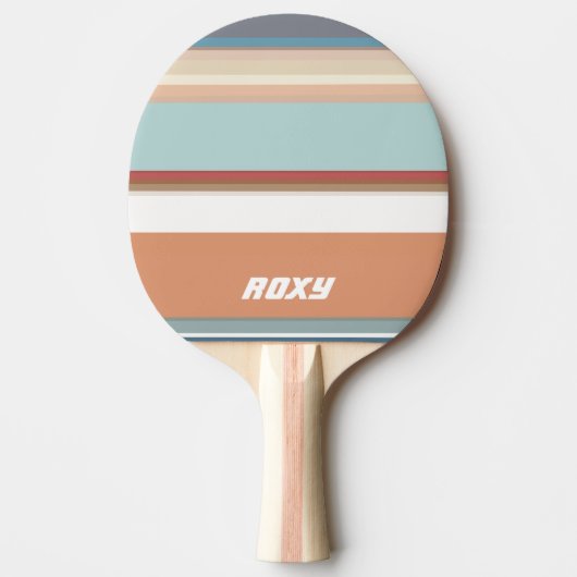 Coole Personalisierte Moderne Farben Streifen Tischtennis Schläger