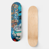 Coole Personalisierte Polarbären Skateboard (Vorderseite)