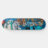 Coole Personalisierte Polarbären Skateboard (Horizontal)