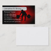 Coole persönliche Trainer-Geschäfts-Karten Visitenkarte (Vorne/Hinten)