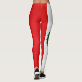 Coole Peruflagge Leggings (Rückseite)