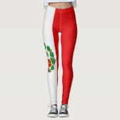 Coole Peruflagge Leggings (Vorderseite)