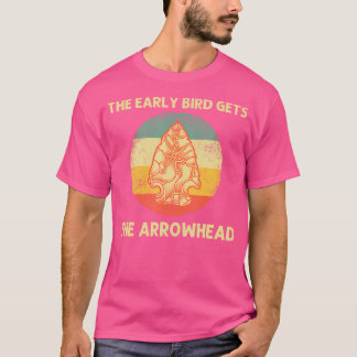 Coole Pfeilspitze für Bogenartefaktjagd Flint T-Shirt