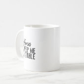 Coole Pferde Behielt Mich Stabile Ausritte Kaffeetasse (Vorderseite Links)