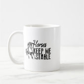 Coole Pferde Behielt Mich Stabile Ausritte Kaffeetasse (Links)