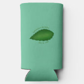 Coole Pflanze im coolen Garten Selters Dosenkühler (Rückseite)