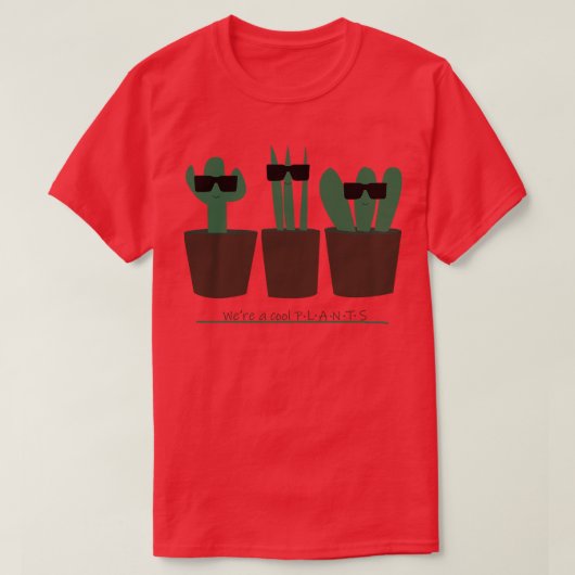 Coole Pflanze T-Shirt (Design vorne)