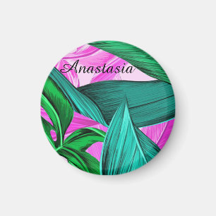 Coole, Phantastische, fluoreszierende tropische Pa Magnet