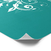 Coole phantastische Hope Word 3D-Effekt Poster (Ecke)